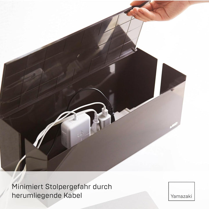 Cable Box Web - brown/black Dunkelbraun, Dunkelbraun