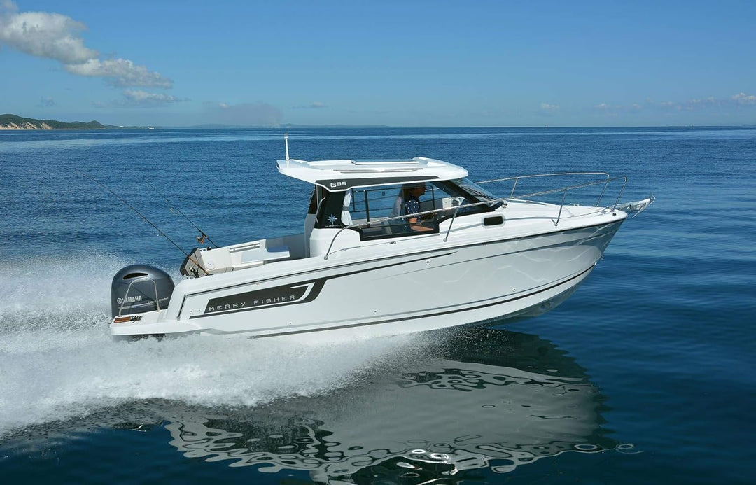 Oceansouth Abdeckung für Jeanneau Merry Fisher 695 (Schwarz), Schwarz