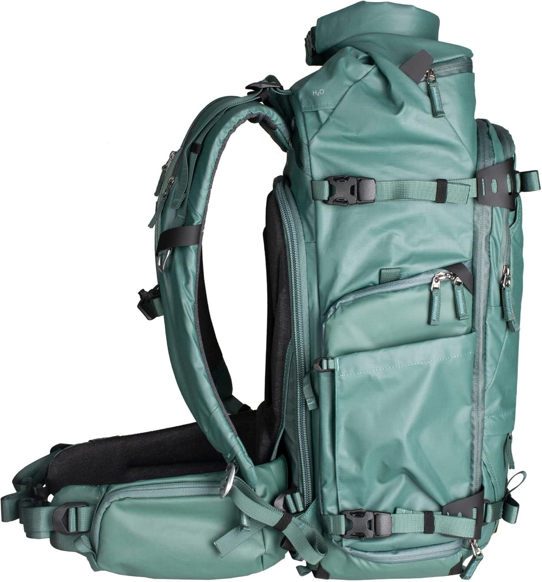 Summit Creative TENZING Roll-Top-Kamerarucksack 30L Grün, 30L Grün