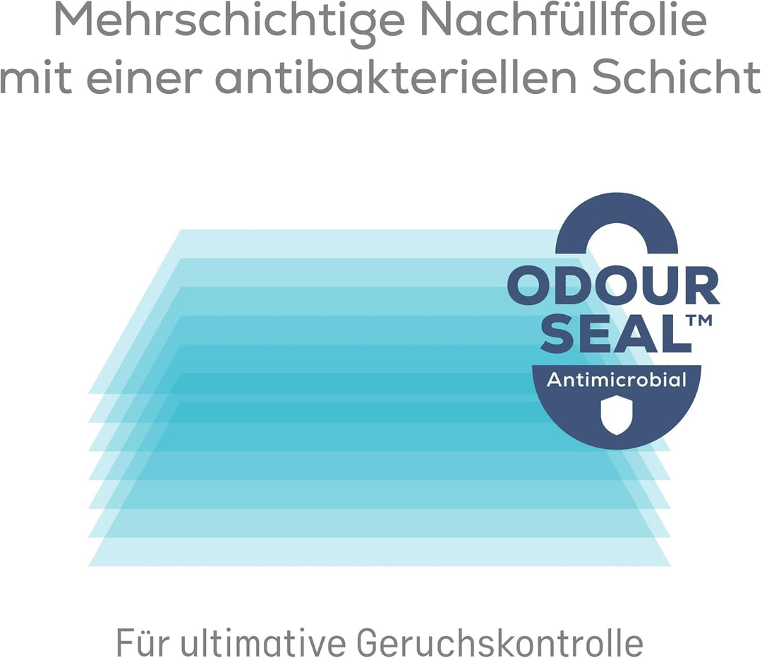 Angelcare Nachfüllkassette für Windeleimer Dress-Up und Classic XL, 3er-Pack