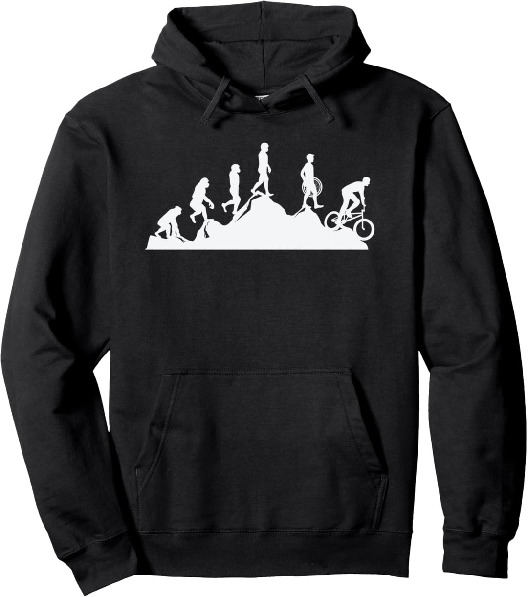 Downhill Bike Mountainbike MTB Evolution Fahrrad Biking Pullover Hoodie