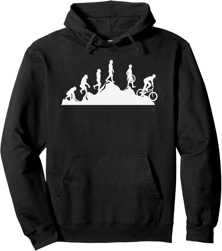 Downhill Bike Mountainbike MTB Evolution Fahrrad Biking Pullover Hoodie