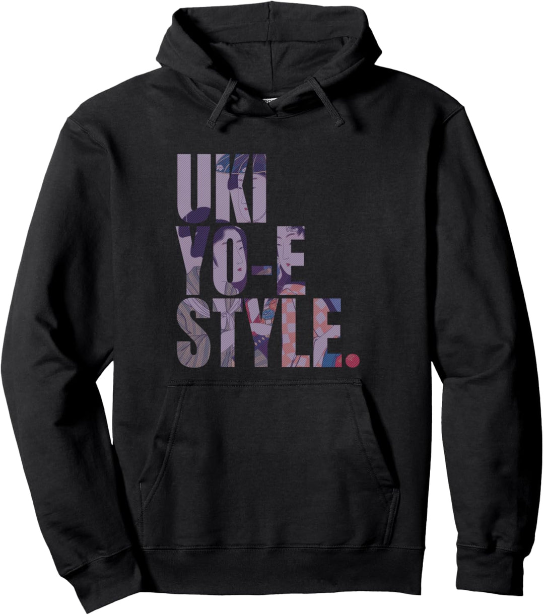 Ukiyo-e Stil mit Utamaro Kitagawa Drei Schönheiten Pullover Hoodie