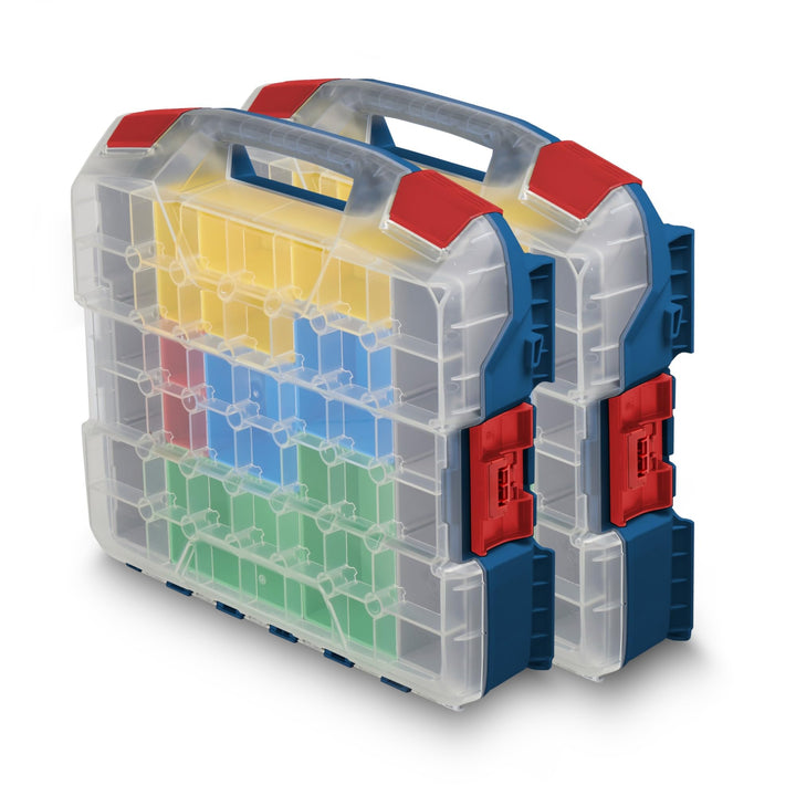 L-BOXX W-BOXX 102 Professional Blau inkl. Insetboxes 2er Set | Sortimentskasten L-Case | Schraubenbo