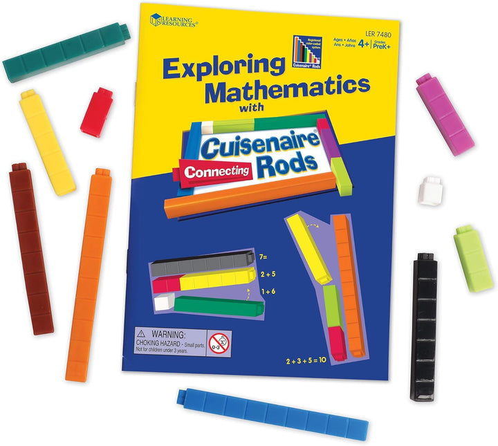 Learning Resources Cuisenaire Rods Plastic Connecting Classroom Set
