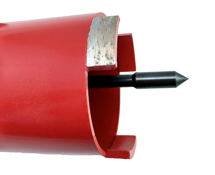 Diamant Dosensenker mit Absaugung | 68 und 82 mm (SET 1: Ø 68 mm - Bohrtiefe: 90 mm), SET 1: Ø