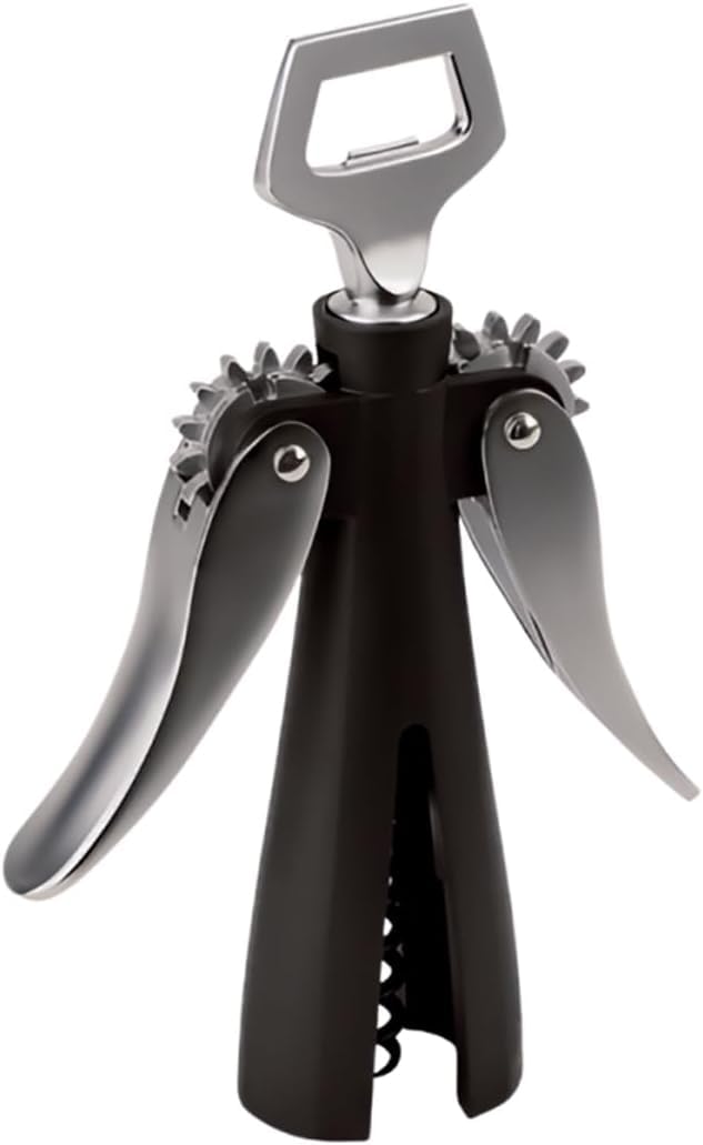 Peugeot Saveurs de Vins SOUVERAIN Korkenzieher 20 cm mit Kapselheber, Silikon, Zamac, 18 cm klassisc
