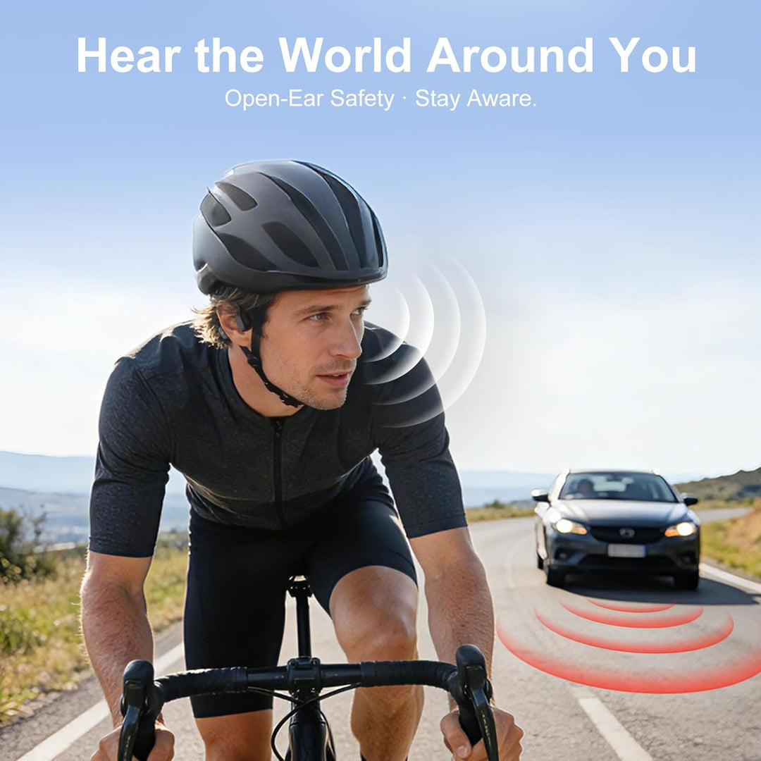 IFECCO knochenschall kopfhörer Bluetooth 6.0 - IP67 wasserdicht Bone Conduction Headphones mit Mikro