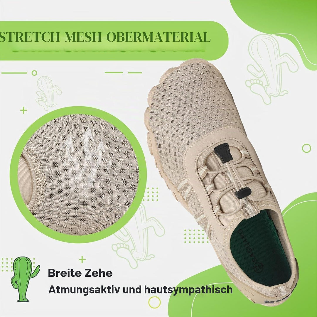 SAGUARO Unisex Barfuss Badeschuhe rutschfeste Barfussschuhe Schnelltrocknende Wasserschuhe mit Drain