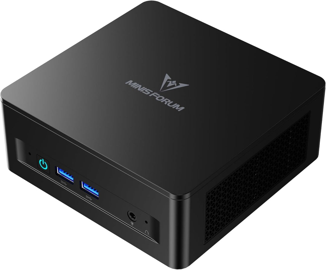 MINISFORUM UM690L Slim Mini PC, AMD Ryzen 9 6900HX Mini Computer (8C/16T, bis zu 4,9 GHz), 16 GB LPD