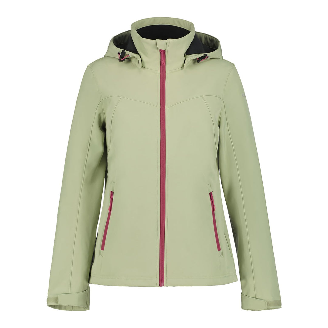 ICEPEAK Damen Brenham Softshell Jacke 38 -527 Green, 38 -527 Green
