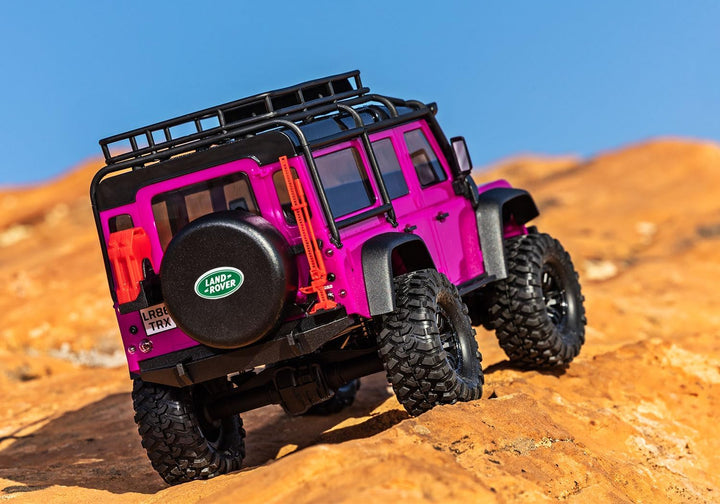 TRAXXAS TRX-4M 1/18 LD Land Rover Defender Pink Scale-Crawler inkl. Akku/Lader 4WD RTR