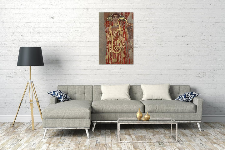 Printed Paintings Leinwand (60x80cm): Gustav Klimt - Hygieia 60x80 cm, 60x80 cm