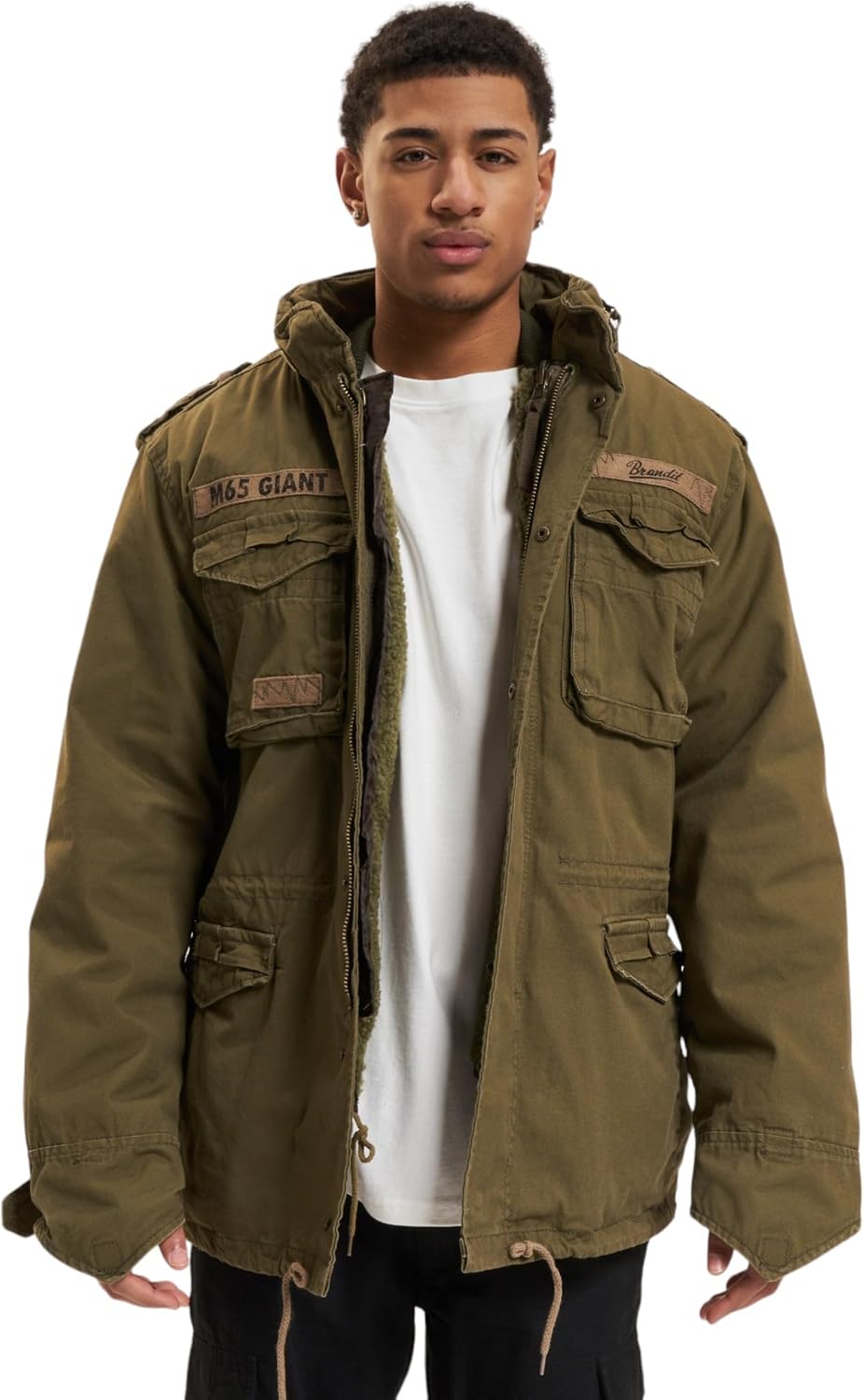 Brandit M65 Giant Herren Jacke Parka Winterjacke S Grün (Oliv 1), S Grün (Oliv 1)