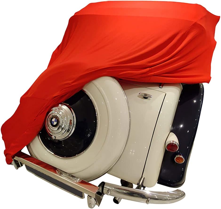 Indoor Autoabdeckung kompatibel mit BMW 319 SUPER Soft Stretch