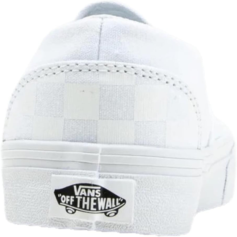 Vans Damen Asher Sneaker 34.5 EU Checkerboard White White, 34.5 EU Checkerboard White White