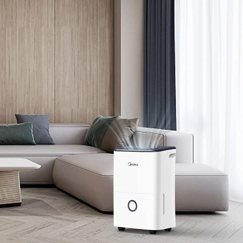Midea Luftentfeuchter, 20L/24h, Raumgrösse ca.100m³(40m²), DF-20DEN7-WF, APP-fähig, 24H Timer, Wasse