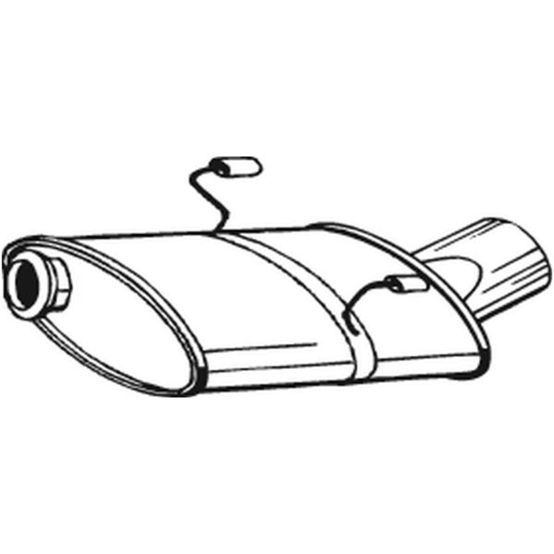 Bosal 190-317 Endschalldämpfer