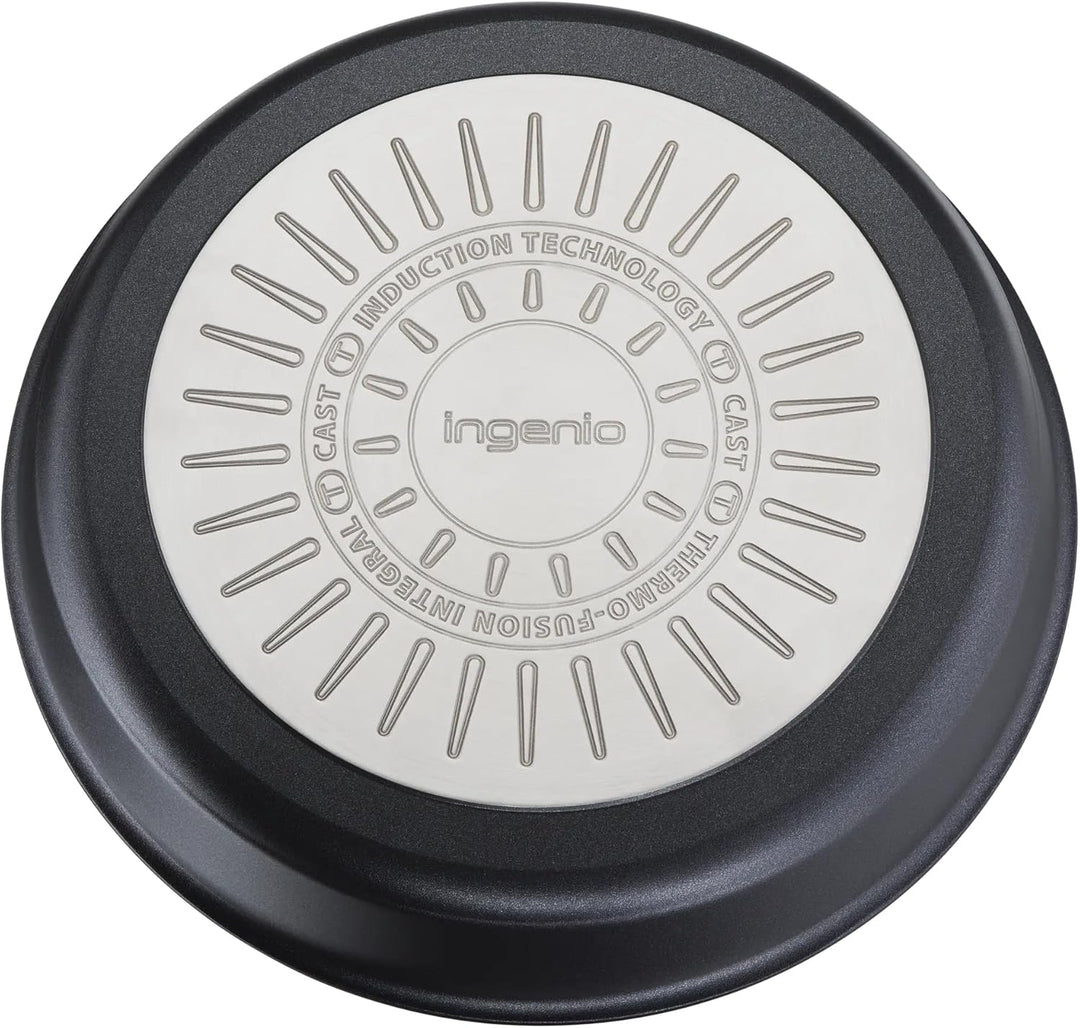 Poêle grill fonte d'aluminium Tefal Ingenio Eco Resist 26 cm Noir