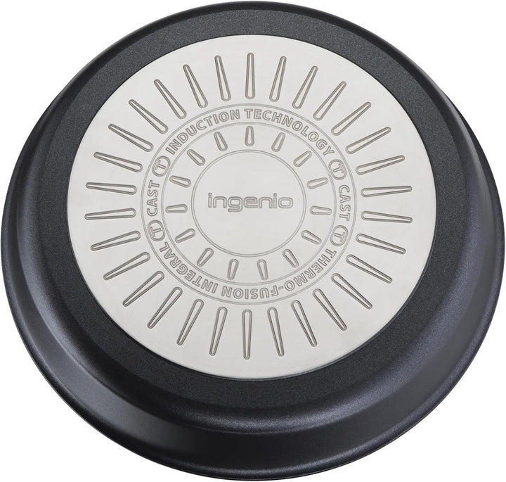 Poêle grill fonte d'aluminium Tefal Ingenio Eco Resist 26 cm Noir