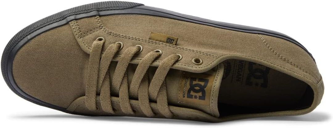 DC Shoes Herren Manual Sneaker 44 EU Olive Black, 44 EU Olive Black