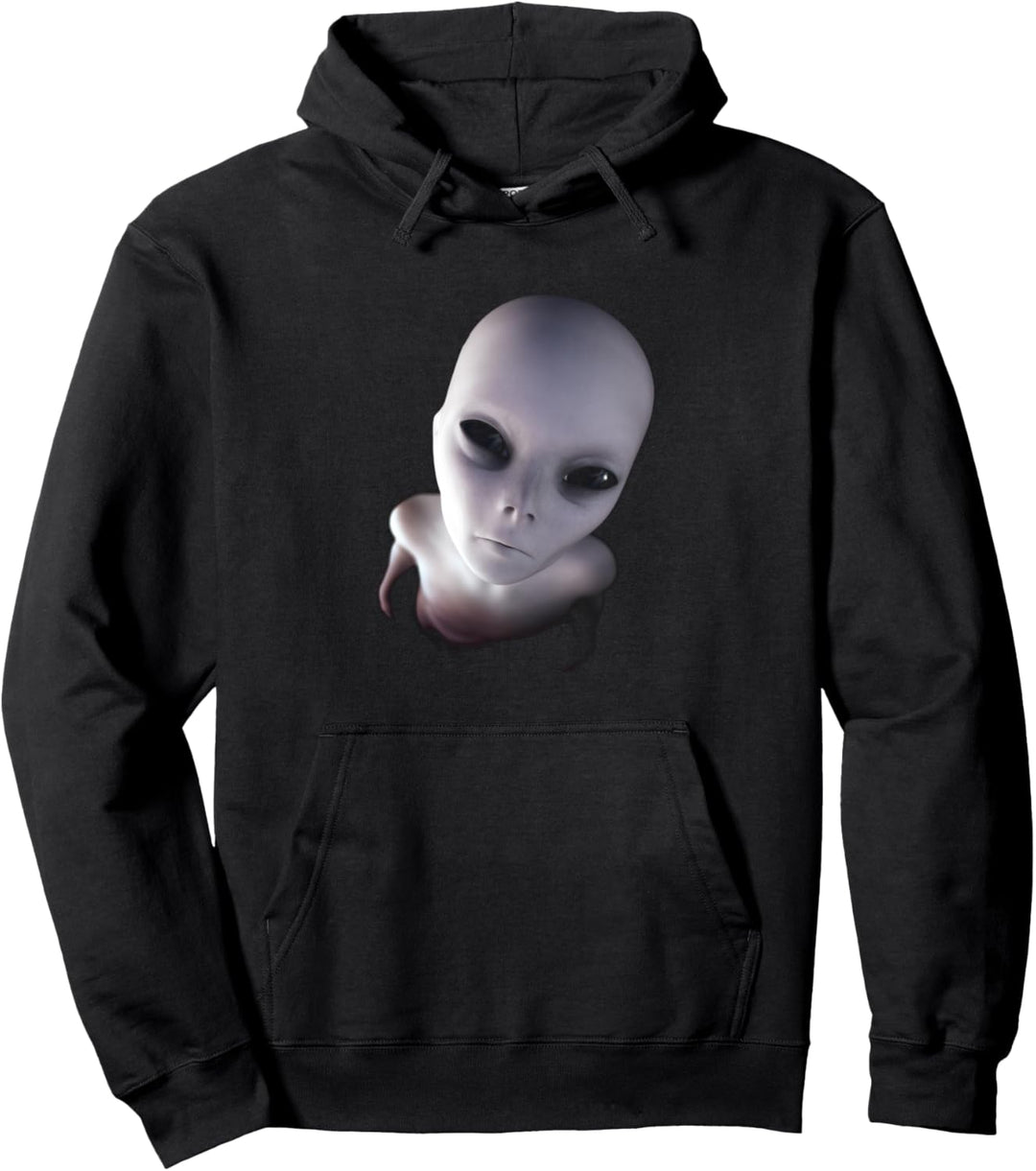 Seltsam aussehender Alien-Typ Pullover Hoodie