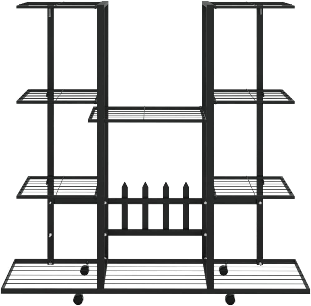 puraday 94,5x24,5x91,5 cm Blumenständer Balkon Blumenständer Draussen Blumenregal Outdoor Blumenstän