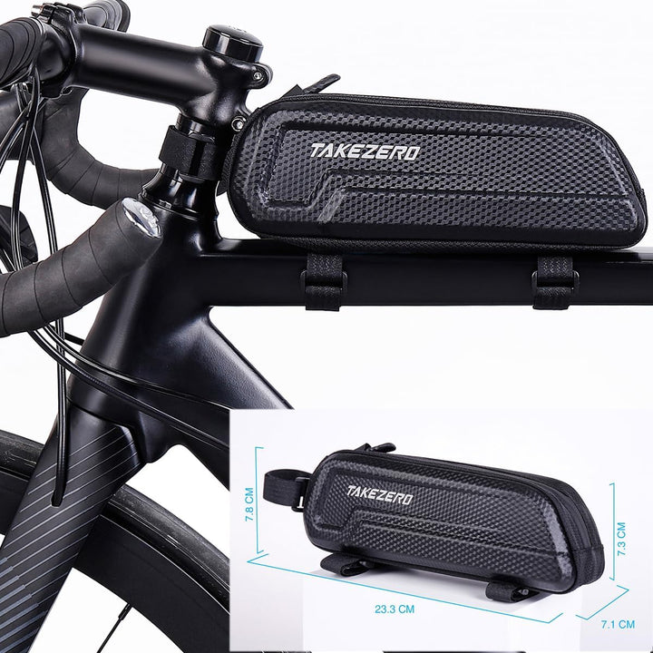 Fahrrad Oberrohrtasche Wasserdicht, 3D Eva Hartschale Rahmentasche Fahrradwerkzeug Tasche für MTB &amp;