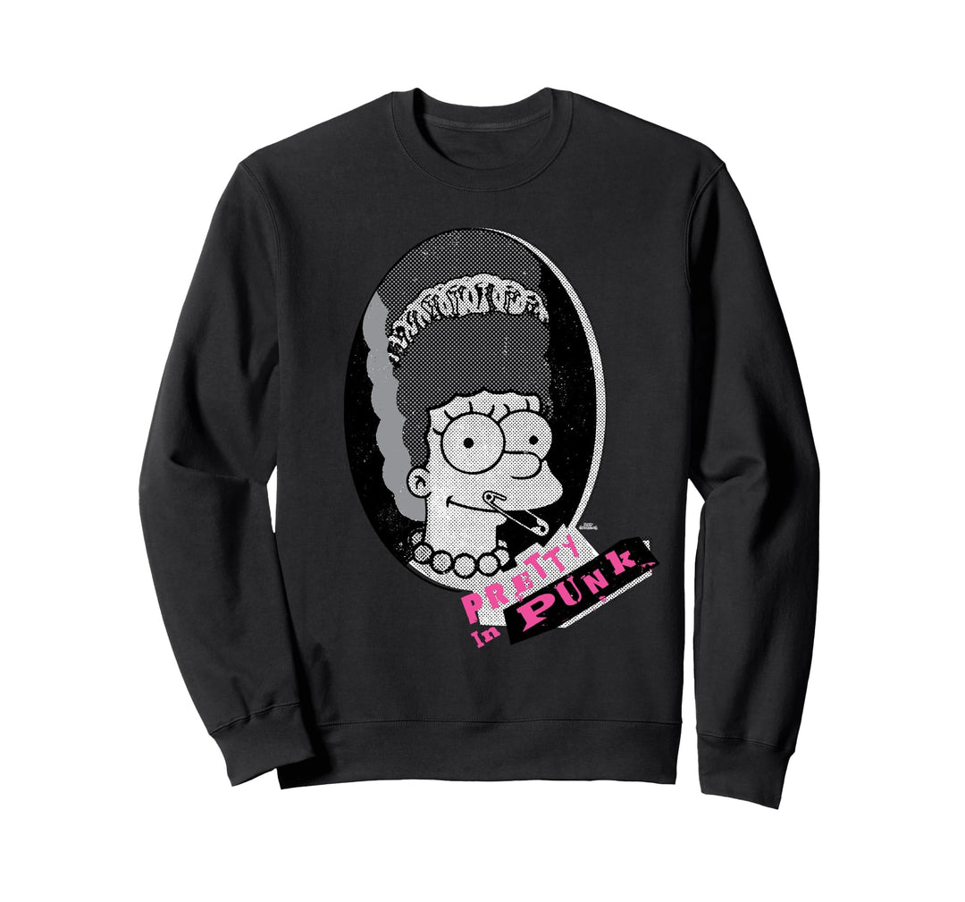 The Simpsons Marge Simpson Pretty in Punk Sweatshirt