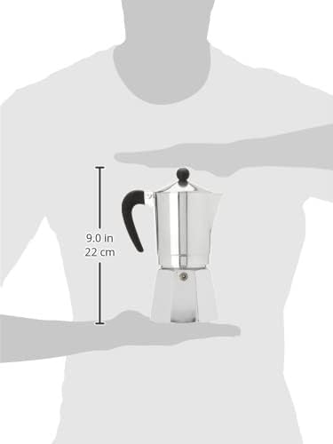 Bialetti 5903 Espressokocher Break 6 Tassen, Aluminium