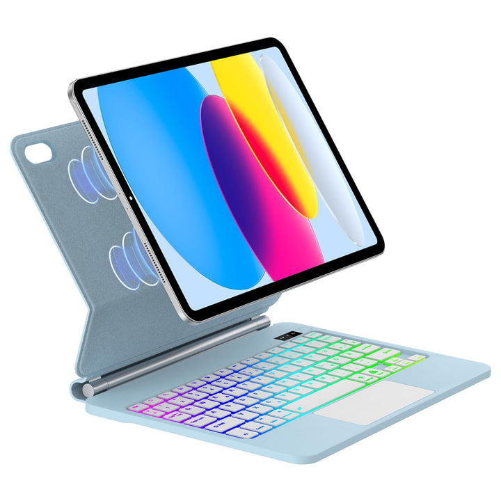 IVEOPPE Magic Keyboard für iPad 10. Generation & iPad 11" A16 (2025), Magnetische Freischwebende Des