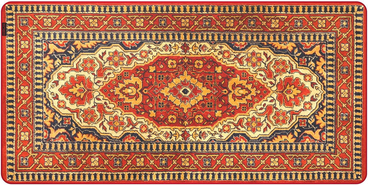 KRUX Space Carpet MAX, Mauspad, Teppichmuster, 600 x 1200 mm, leichtgängige Mausführung, Kantenbesat