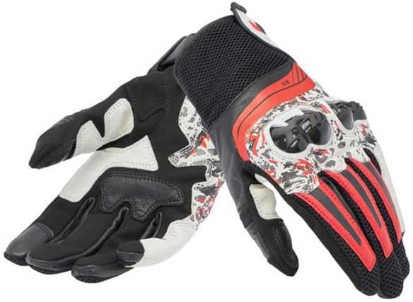 Dainese - Mig 3 Unisex Gloves, Leder-Motorradhandschuhe, Knöchelschutz, Touchscreen, für Männer und