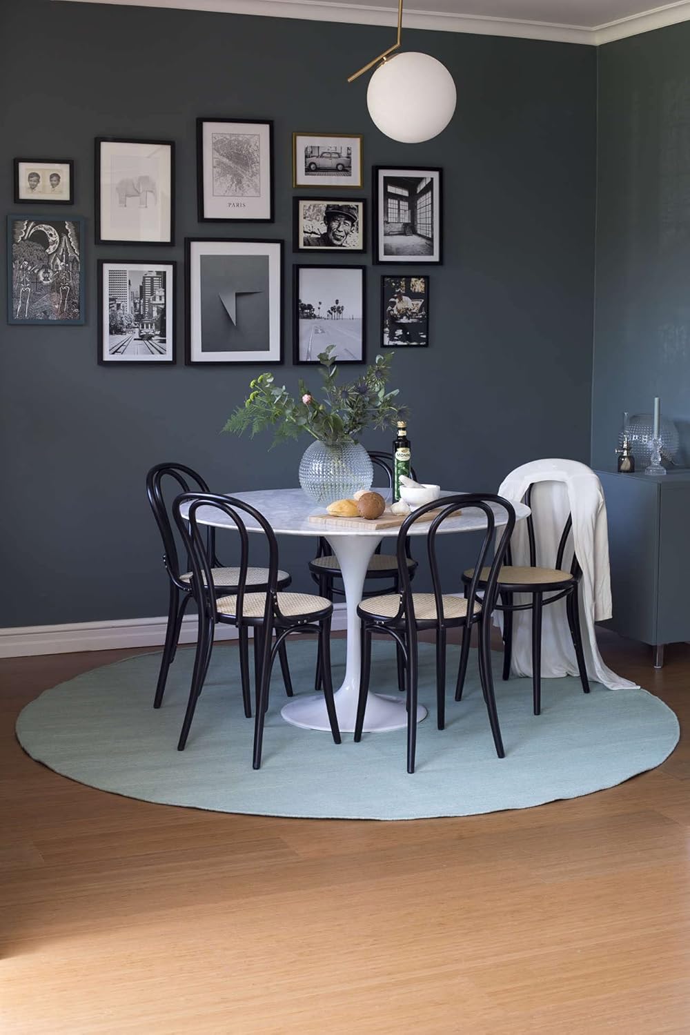 RugVista, Kelim Loom, Teppich, Kurzflor Teppich, ∅ 150 cm, Rund, Moderner Kelim Teppich, Wolle, Flur