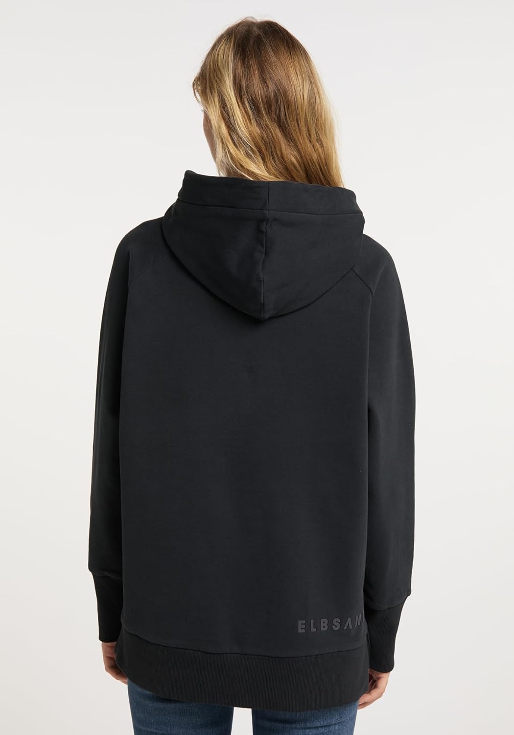 Elbsand Svana Damen Hoodie, Sweatshirt mit Kapuze, Rundhalsausschnitt Quartz XS, Quartz XS
