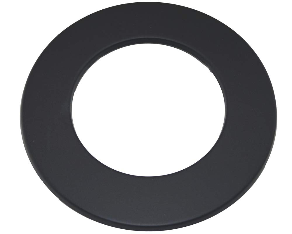 Ofenrohr Wandrosette Schwarz 2mm 150mm Durchmesser 5cm Rand Wandrosette 5cm Schwarz