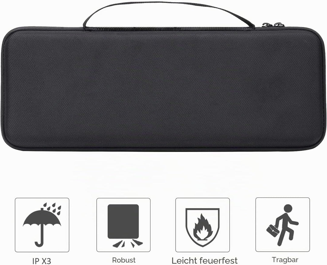 co2CREA Hart Schutz Hülle Etui Tasche für Logitech MX Mechanical Mini Kabellose Tastatur und Anywher