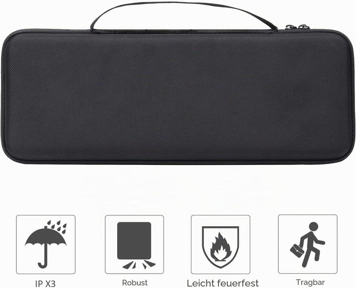 co2CREA Hart Schutz Hülle Etui Tasche für Logitech MX Mechanical Mini Kabellose Tastatur und Anywher