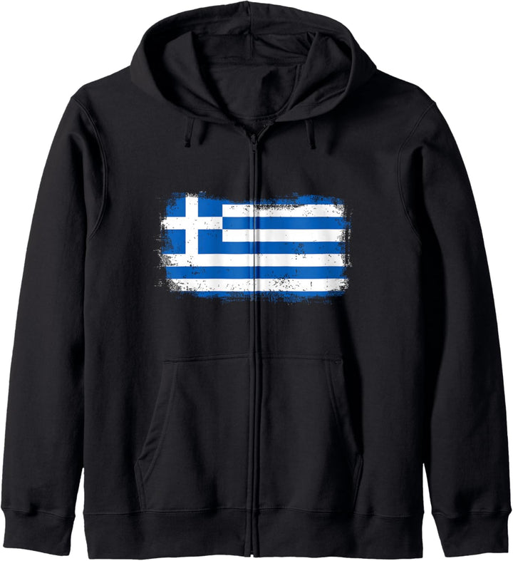 Griechenland Griechische Nationalflagge Kapuzenjacke