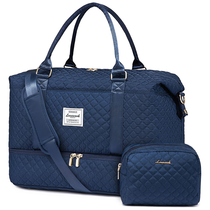 LOVEVOOK Reisetasche Sporttasche Damen Gross Handgepäck Tasche mit Kulturbeutel Weekender Travel Duf