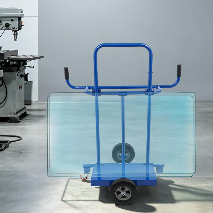 Plattenwagen mit Rollen, Transportwagen für Platten &amp; Matratzen, 300kg Tragfähigkeit, Q235-Stahl, fü