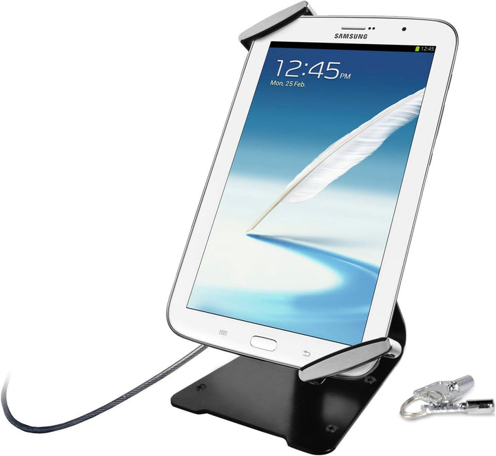 Universal-Tablet-Halterung, CTA Universal-Diebstahlschutz-Halterung, mit Metallständer, für Tablets