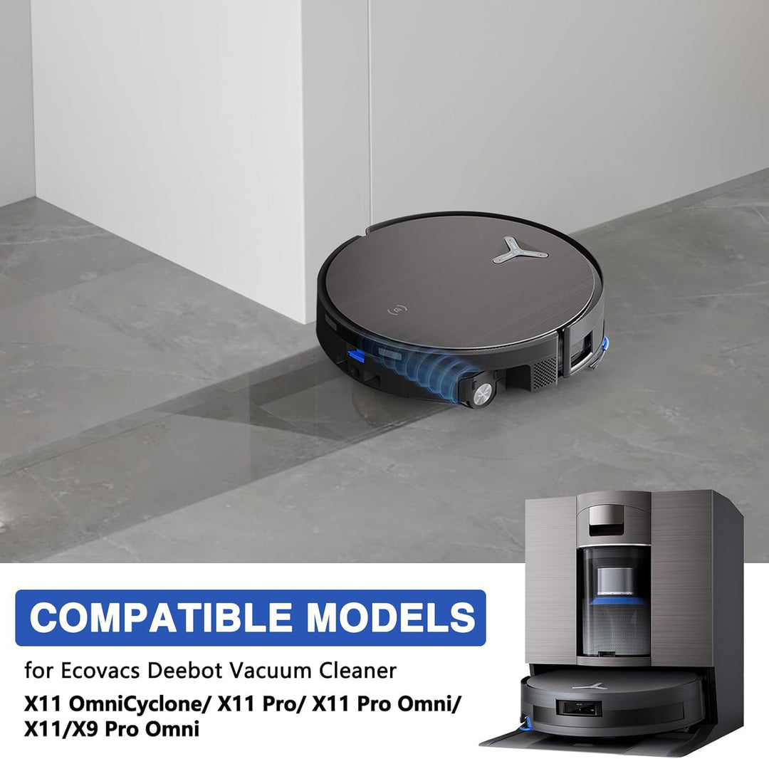 15 Stück Zubehör-Set für Ecovacs Deebot X11 OmniCyclone/ X11 Pro Omni/ X9 Pro Omni Staubsauger, Ersa