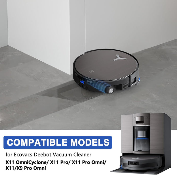 15 Stück Zubehör-Set für Ecovacs Deebot X11 OmniCyclone/ X11 Pro Omni/ X9 Pro Omni Staubsauger, Ersa