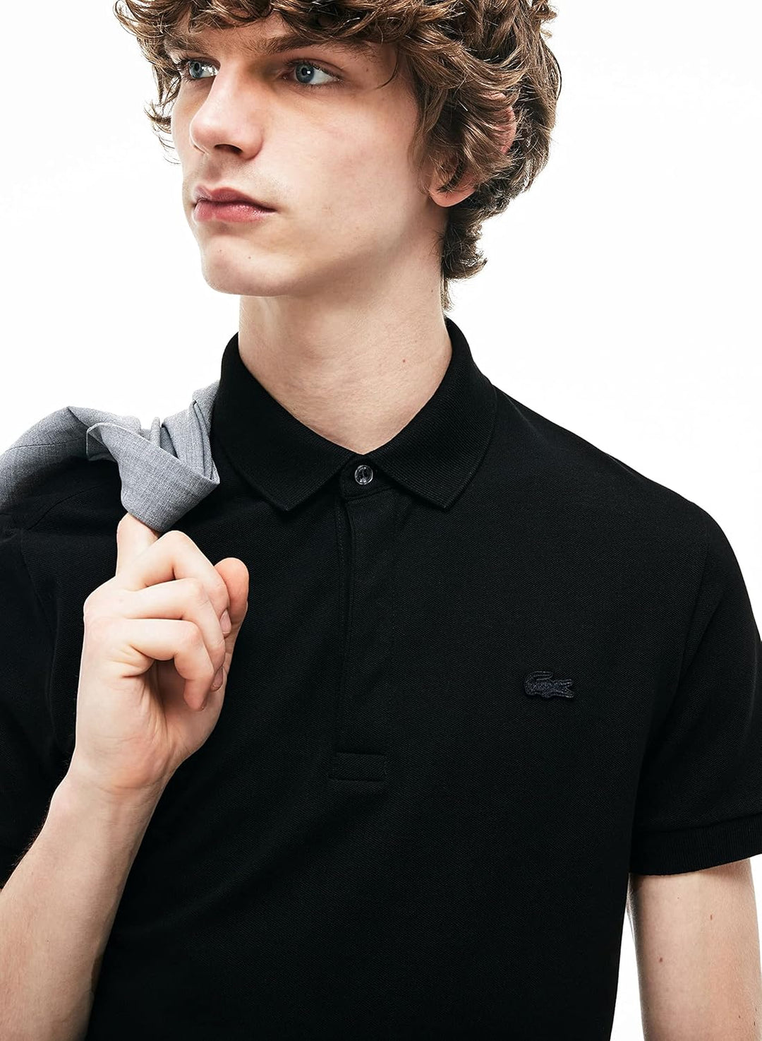 Lacoste Herren Short Sleeve Regular Fit Soild Polo Polohemd S Black (031), S Black (031)