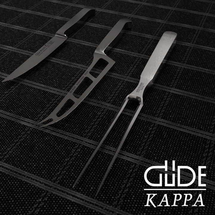 GÜDE Solingen - Fleischgabel geschmiedet, 16 cm, Ganzstahl, KAPPA, Handmade Germany Fleischgabel 16