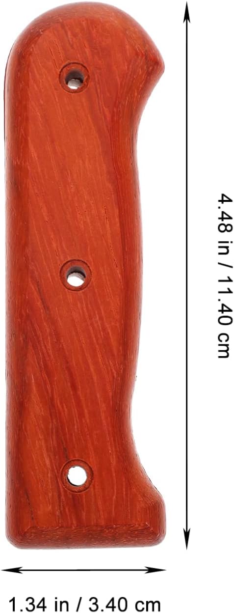 HEMOTON Küchenmesser Ersatz Griff Holz Messergriff Messer Ersatzteile Universalgriff Messerzubeh?r f