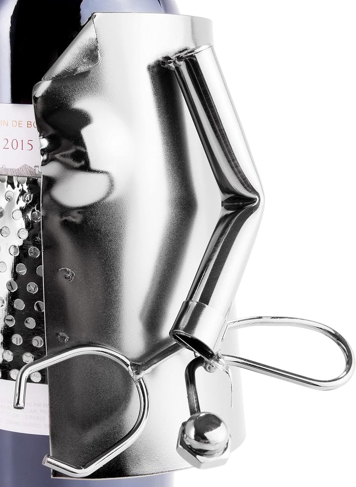 Brubaker Weinflaschenhalter Krankenschwester - Metall Skulptur Flaschenständer - 23 cm - Wein Gesche