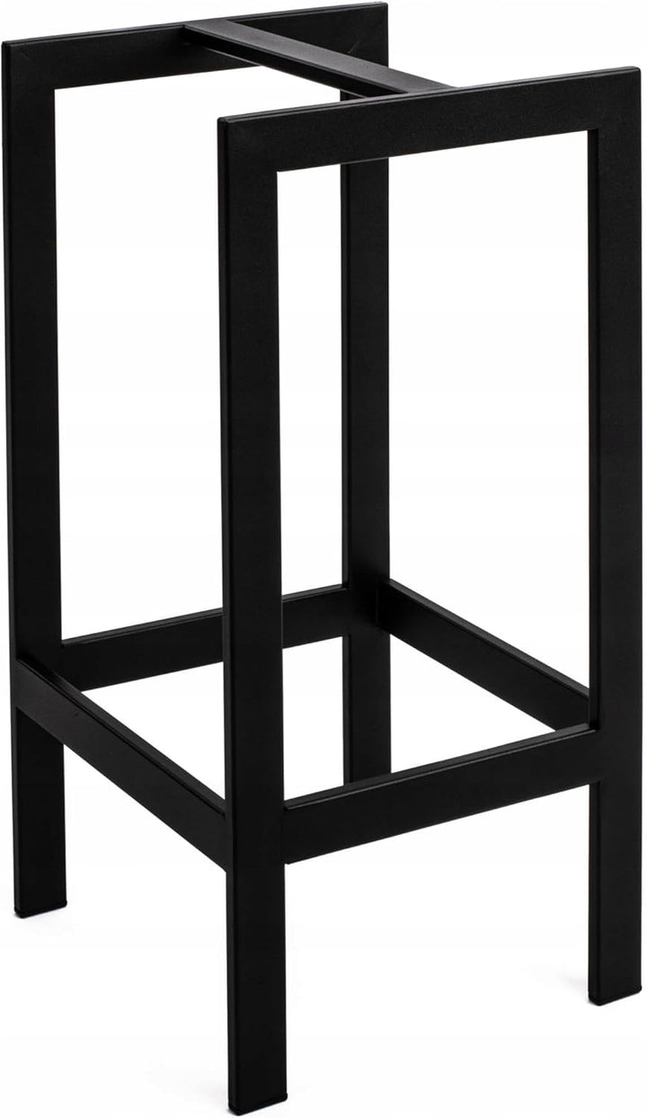 Kapaga - GESCHWEIssT - ohne Verschraubung, ohne Montage, Kaminholzregal aus Metall, Schwarz 25x25x50