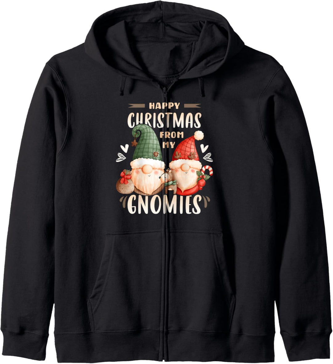 Weihnachtsmann Wichtel, Happy Christmas, Weihnachten Kapuzenjacke